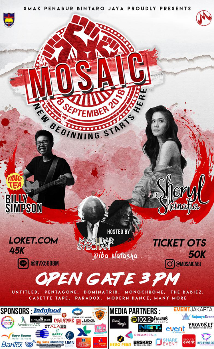 MOSAIC 2018, Pensi SMAK Penabur Bintaro