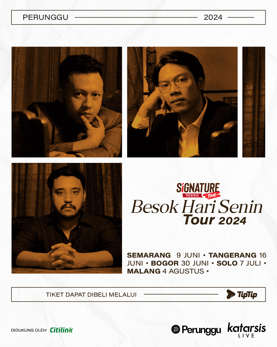 Poster Besok Hari Senin Tour 2024