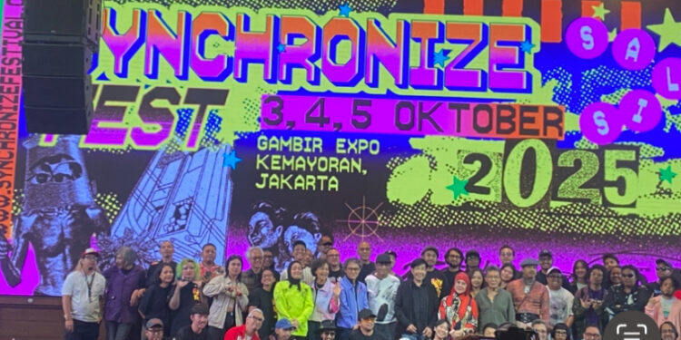 Saling Silang Synchronize Fest Dalam Perayaan 10 Tahun Menghadirkan Berbagai Penampilan Spesial Para Musisi